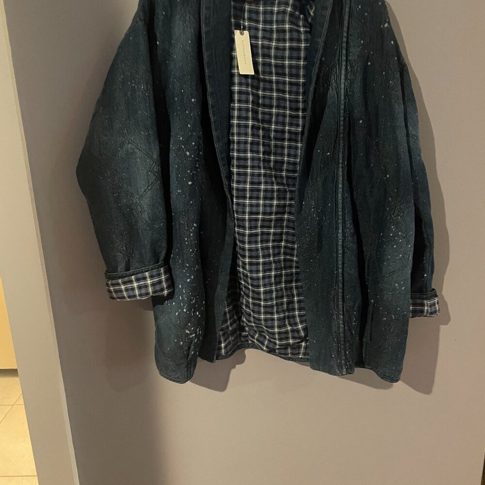 Anthropologie Pilcro Denim Jacket, Lined with Pockets, NWT, Small